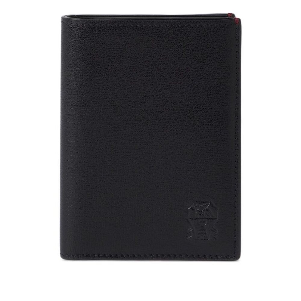 Brunello Cucinelli Men Leather Passport Case